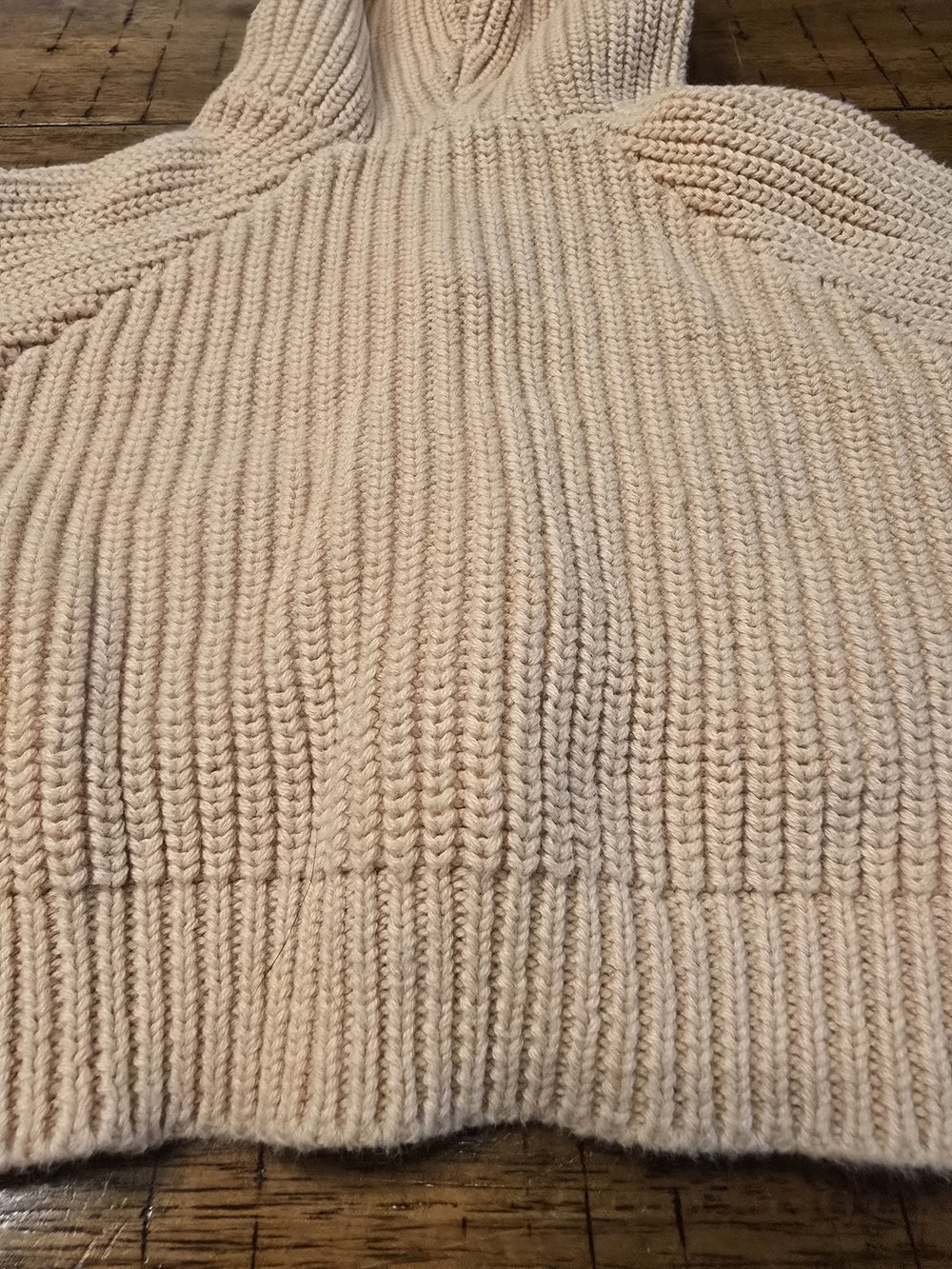 Jamie Kay Peach Knit Hooded Cardigan with Ear Detail - Picture 10 of 10